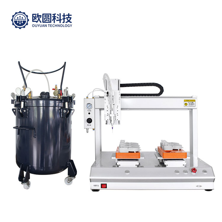 四轴三防漆AB胶点胶机